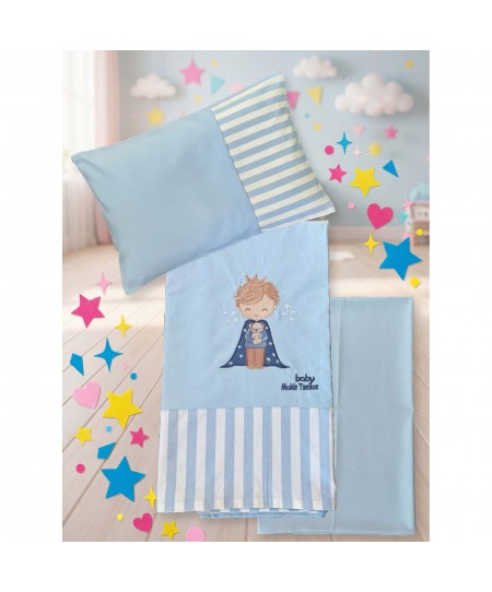 WILLIE  ΣΕΤ ΣΕΝΤ. BEBE  XΛ. 2*120x170cm 30x40cm  100% COTTON