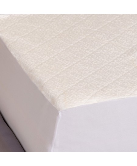 ΠΡΟΣΤΑΤΕΥΤΙΚΟ ΣΤΡΩΜΑΤΟΣ ΜΟΝΟ ΑΔΙΑΒΡΟΧΟ BAMBOO JACQUARD (100Χ200+40),, MELINEN