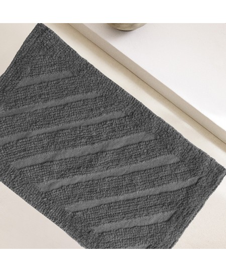 ΠΑΤΑΚΙ ΜΠΑΝΙΟΥ TASK DARK GREY 40Χ60
