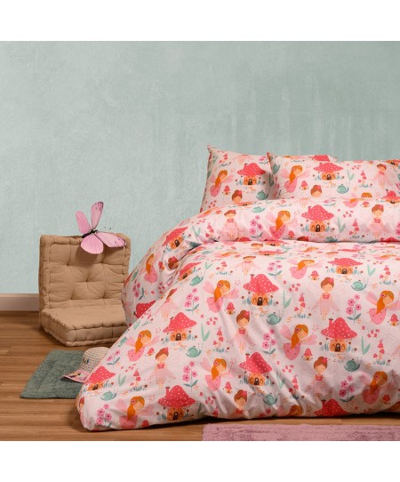 ΠΑΠΛΩΜΑΤΟΘΗΚΗ ΜΟΝΗ MAGIC PINK KIDS LINE (165X245)