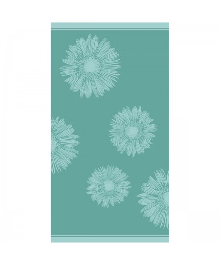 ΠΕΤΣΕΤΑ ΘΑΛΑΣΣΗΣ FLOWER AQUA (86Χ160)