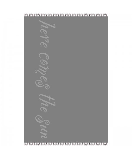 ΠΕΤΣΕΤΑ ΘΑΛΑΣΣΗΣ BEATLES DARK GREY (86Χ160)