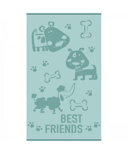 ΠΑΙΔΙΚΗ ΠΕΤΣΕΤΑ ΘΑΛΑΣΣΗΣ PUPPY LOVER AQUA (70Χ120)