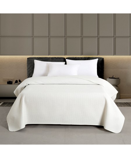 ΚΟΥΒΕΡΛΙ KING SIZE ZARA WHITE (260Χ240)