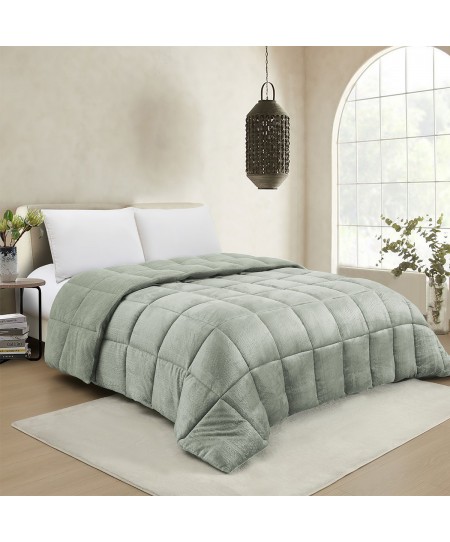 ΚΟΥΒΕΡΤΟΠΑΠΛΩΜΑ ΥΠΕΡΔΙΠΛΟ SHELBY SOFT OLIVE (220X240) ΚΟΥΒΕΡΤΟΠΑΠΛΩΜΑ ΥΠΕΡΔΙΠΛΟ SHELBY SOFT OLIVE (220X240)