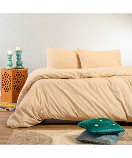 ΣΕΤ ΣΕΝΤΟΝΙΑ ΦΑΝΕΛΕΝΙΑ ΥΠΕΡΔΙΠΛΑ OWEN BEIGE (235X260)