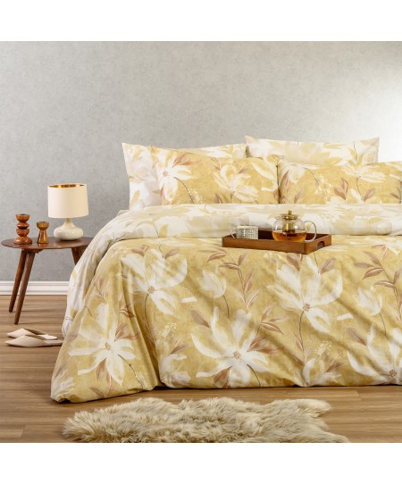 ΣΕΤ ΣΕΝΤΟΝΙΑ ΜΟΝΑ GIULIA OCHRE CASUAL LINE (170X270)