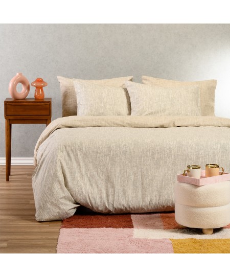 ΣΕΤ ΣΕΝΤΟΝΙΑ ΔΙΠΛΑ (Λ) MILAN GREY ULTRA LINE (150Χ200+32)