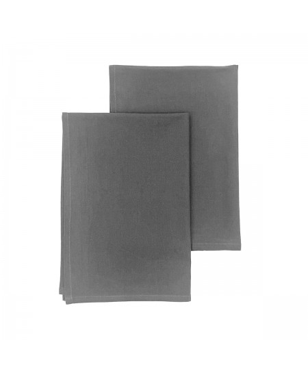 ΠΕΤΣΕΤΕΣ ΚΟΥΖΙΝΑΣ ΣΕΤ 2 ΤΕΜΑΧΙΩΝ ZOE DARK GREY (45X65)