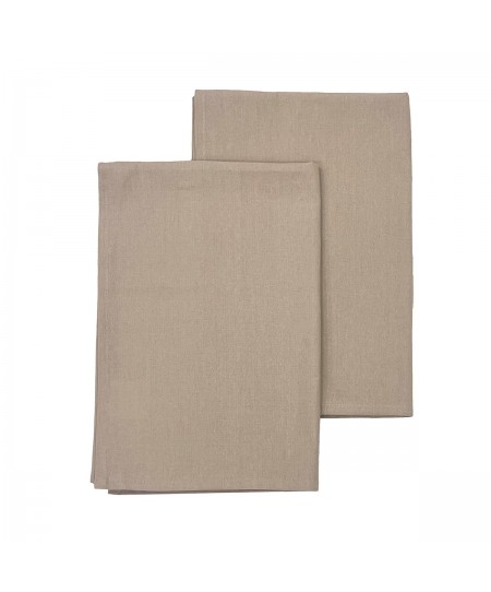 ΠΕΤΣΕΤΕΣ ΚΟΥΖΙΝΑΣ ΣΕΤ 2 ΤΕΜΑΧΙΩΝ ZOE BEIGE (45X65)