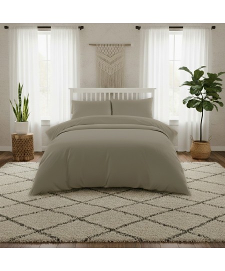 ΠΑΠΛΩΜΑΤΟΘΗΚΗ ΥΠΕΡΔΙΠΛΗ 225Χ245 LAVISH SATIN OLIVE/GREY