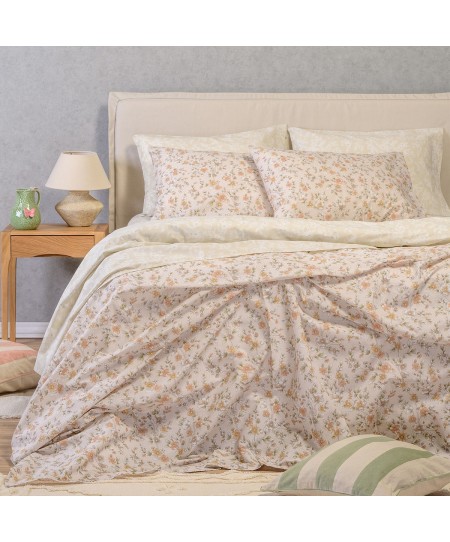 ΣΕΤ ΣΕΝΤΟΝΙΑ ΔΙΠΛΑ AMY BEIGE ULTRA LINE 205Χ270