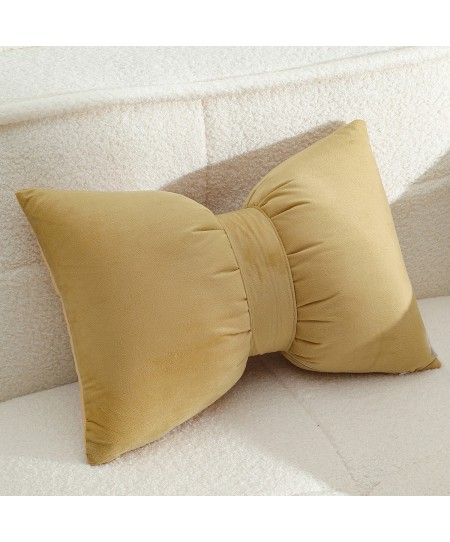 ΔΙΑΚΟΣΜΗΤΙΚΟ ΜΑΞΙΛΑΡΙ BOW MUSTARD (50Χ35)