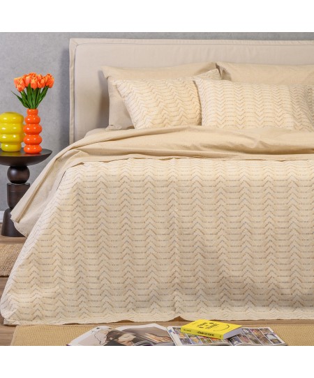 ΣΕΤ ΣΕΝΤΟΝΙΑ ΥΠΕΡΔΙΠΛΑ (Λ) PARIS OCHRE ULTRA LINE (160Χ200+32)