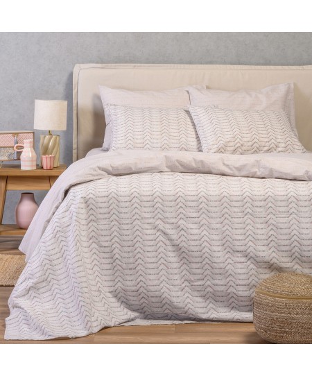 ΣΕΤ ΣΕΝΤΟΝΙΑ KING SIZE (Λ) PARIS GREY ULTRA LINE (180Χ200+32)