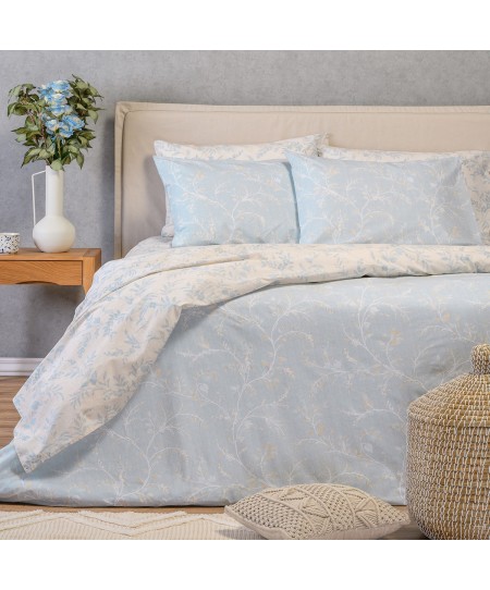ΠΑΠΛΩΜΑΤΟΘΗΚΗ ΥΠΕΡΔΙΠΛΗ SIENNA BLUE CASUAL LINE (225X245)