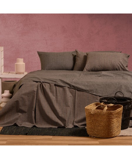 ΣΕΤ ΣΕΝΤΟΝΙΑ ΜΟΝΑ BLAZE BROWN ULTRA LINE 170Χ270