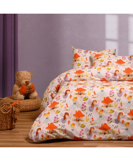 ΣΕΤ ΣΕΝΤΟΝΙΑ ΜΟΝΑ (Λ) MAGIC PEACH KIDS LINE (100X200+32)