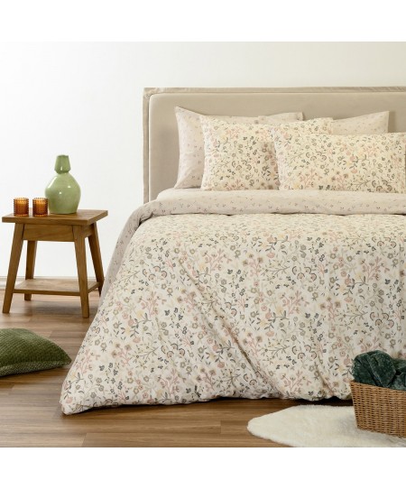 ΣΕΤ ΣΕΝΤΟΝΙΑ ΔΙΠΛΑ (Λ) AUGUSTA ECRU/BEIGE ULTRA LINE (150Χ200+32)