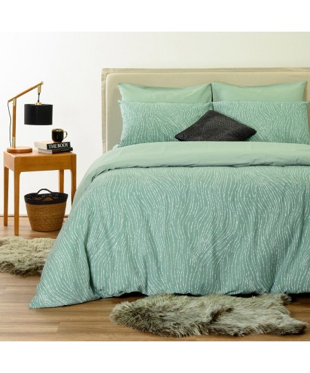ΣΕΤ ΣΕΝΤΟΝΙΑ ΥΠΕΡΔΙΠΛΑ BROOKE AQUA CASUAL LINE (235X270)