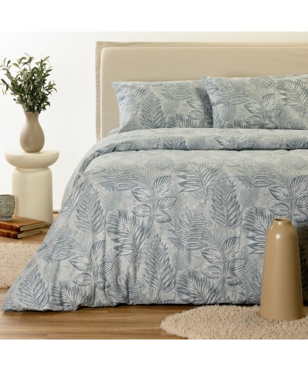ΣΕΤ ΣΕΝΤΟΝΙΑ ΦΑΝΕΛΕΝΙΑ ΔΙΠΛΑ (Λ) NOOR GREY (150X200+32)