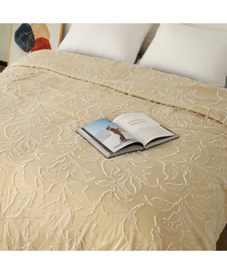 ΚΟΥΒΕΡΛΙ ΥΠΕΡΔΙΠΛΟ KIRA BEIGE 220Χ240