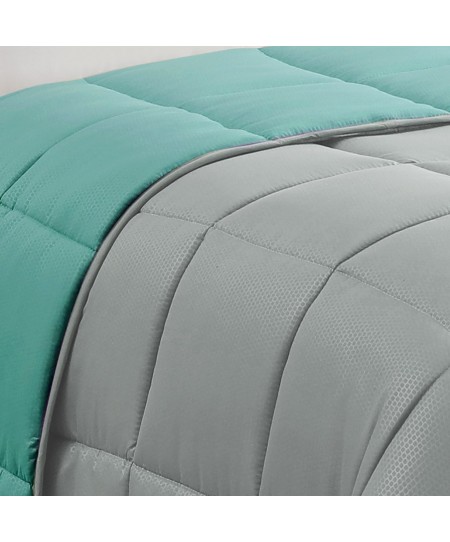 ΠΑΠΛΩΜΑ ΥΠΕΡΔΙΠΛΟ BROOKLYN GREY/PETROL (220X240) ΠΑΠΛΩΜΑ ΥΠΕΡΔΙΠΛΟ BROOKLYN GREY/PETROL (220X240)