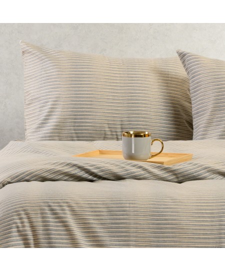 ΣΕΤ ΣΕΝΤΟΝΙΑ ΦΑΝΕΛΕΝΙΑ ΥΠΕΡΔΙΠΛΑ TRINITY GREY (235X260)