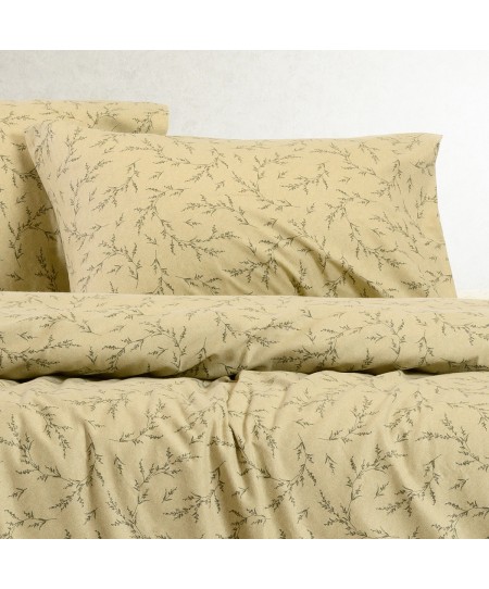 ΠΑΠΛΩΜΑΤΟΘΗΚΗ ΦΑΝΕΛΕΝΙΑ ΜΟΝΗ POPPY PASTEL OLIVE (165X245)