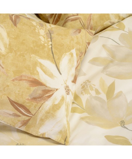 ΣΕΤ ΣΕΝΤΟΝΙΑ ΜΟΝΑ (Λ) GIULIA OCHRE CASUAL LINE (100Χ200+32)