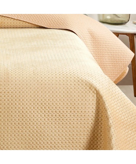 ΚΟΥΒΕΡΛΙ ΥΠΕΡΔΙΠΛΟ OMNIA BEIGE (220Χ240)