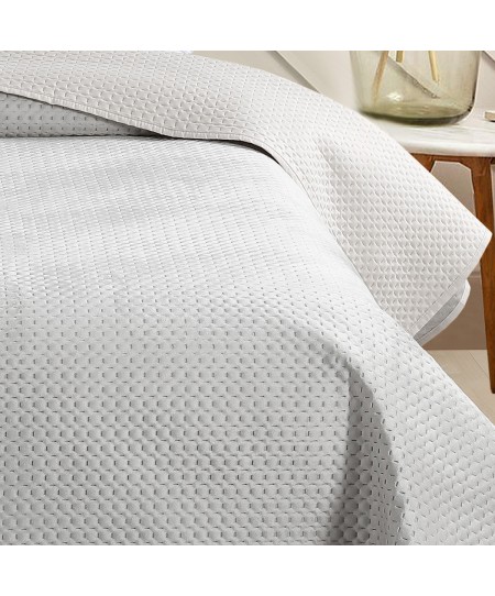 ΚΟΥΒΕΡΛΙ KING SIZE OMNIA GREY (260Χ240)