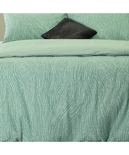 ΣΕΤ ΣΕΝΤΟΝΙΑ ΔΙΠΛΑ (Λ) BROOKE AQUA CASUAL LINE (150Χ200+32)