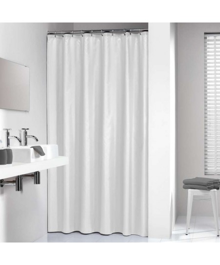 Granada 180Πx200Υ white κουρτίνα μπάνιου πλαστική Sealskin