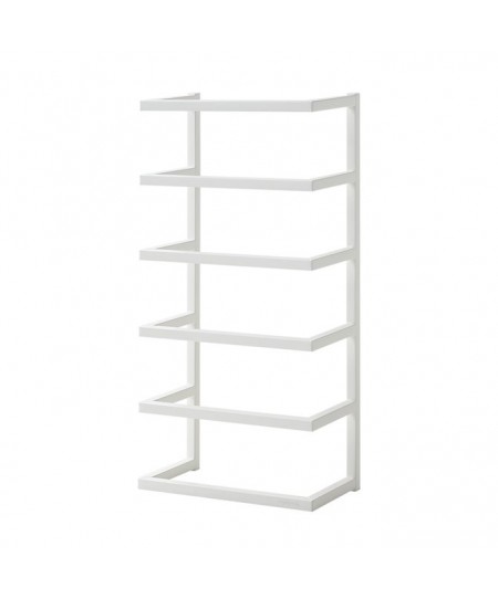 Carre White Κρεμάστρα 5 Θέσεων Επιτοίχια Sealskin