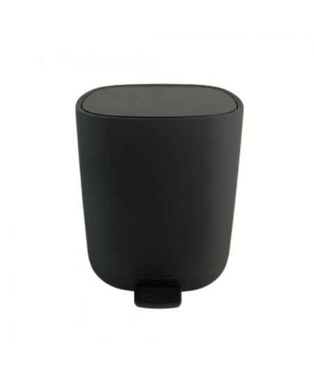 Κάδος Απορριμμάτων 5L από ABS Soft Close Μαύρος Ματ MRShome