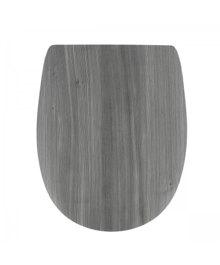 Καπάκι Λεκάνης Δρύινο Φυσικό Γκρι με Ανοξείδωτους Μεντεσέδες MRShome