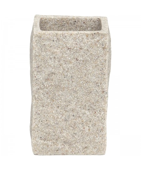 Ποτήρι Οδοντόβουρτσας Polyresin Μπέζ MRShome