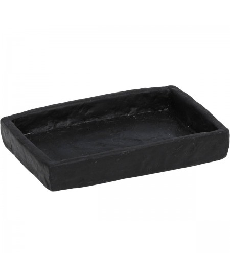 Σαπουνοθήκη Polyresin Μαύρη MRShome