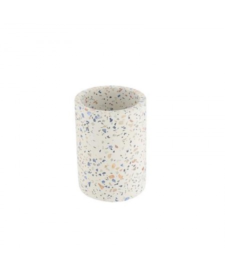 Ποτήρι Οδοντόβουρτσας Polyresin με Μωσαϊκό Σχέδιο MRShome