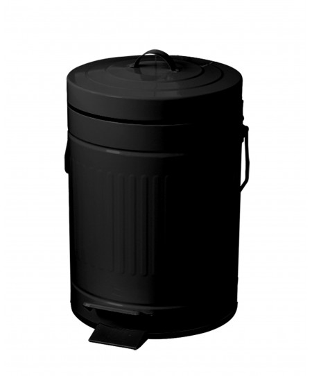 Κάδος Απορριμμάτων 5L Μεταλλικός Soft Close Μαύρος MRShome