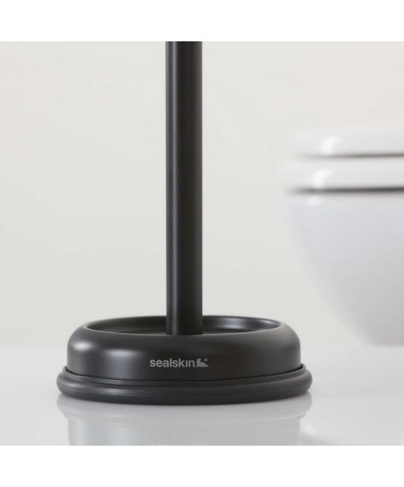 Acero χαρτοθήκη επιδαπέδια μαύρη Sealskin