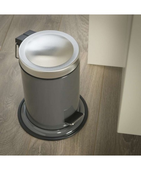 Acero κάδος απορριμμάτων γκρι 3L Sealskin