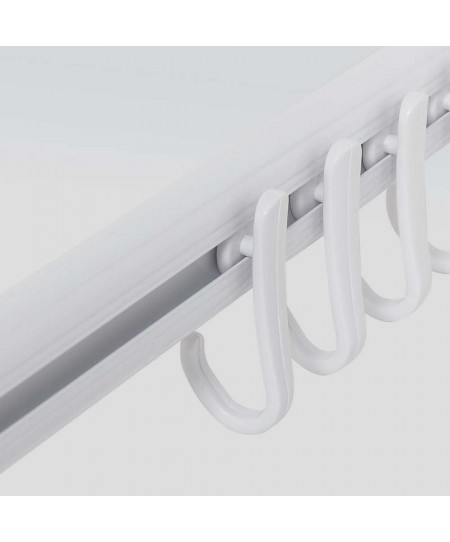 Easy roll hooks 12 pcs white κρίκοι κουρτίνας μπάνιου Sealskin