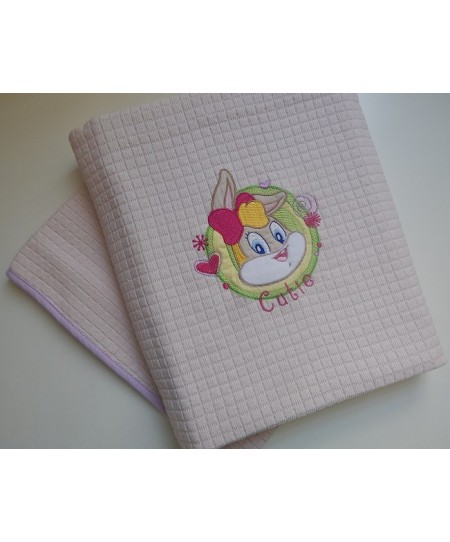Κουβέρτα Πικέ Αγκαλιάς Baby Looney Tunes Design 32a