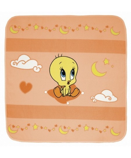 Κουβέρτα Φανελένια Design49 90x90 Baby Looney Tunes