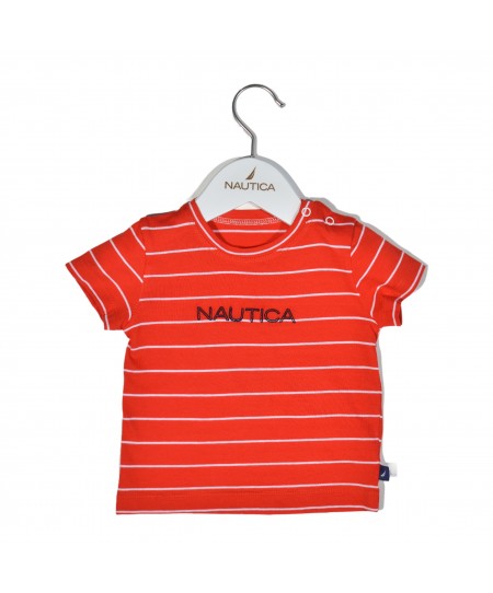 T-Shirt Jersey Organic Design 16 Κόκκινο Ριγέ 92cm 2 ετών