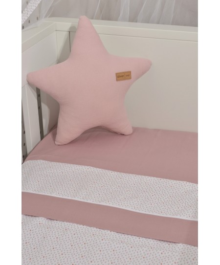 Σεντόνια Λίκνου Σετ 2τεμ. 75x110 cm 100% Βαμβάκι  Design 402 Oliver Baby