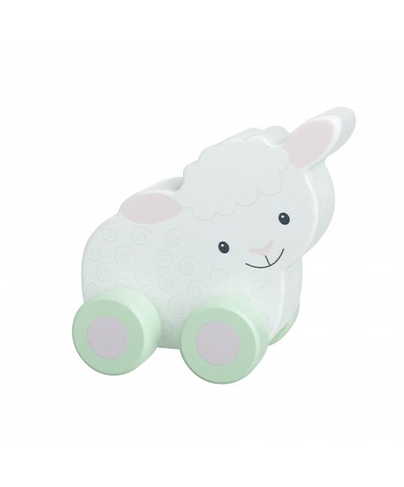 Προβατάκι Push & Pull Farmyard Orange Tree Toys