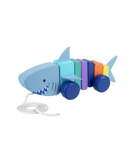 Καρχαρίας Συρόμενο Ξύλινο Παιχνίδι Sea Life Orange Tree Toys
